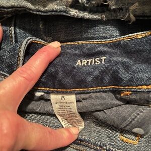 women’s american eagle artist jeans size 8 regular 99% cotton/1% spandex